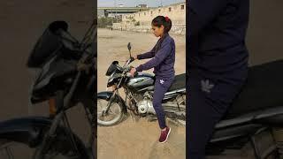 Girl riding on platina, learning how to ride a bike.?? Go to Description for more video links!!!