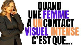 5signes du contact visuel intense chez une femme #conseils #motivation #amour #comment #femme