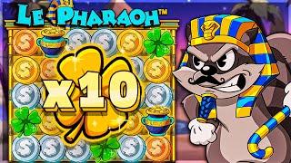 RARE GOLDEN CLOVER On LE PHARAOH SLOT!! (NEW)