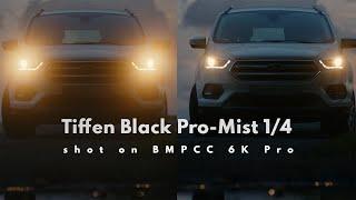 BMPCC6K Pro and Tiffen Black Pro-Mist 1/4 - Side-By-Side Comparison