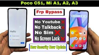 How To Bypass Frp Lock on Redmi A1 Plus/A2 Plus/A3/Redmi Settings not open|No Screen Lock