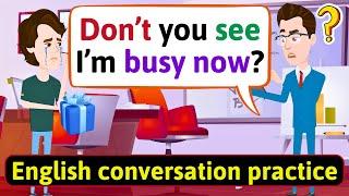 Practice English Conversation (Terrible father) Improve English Speaking Skills