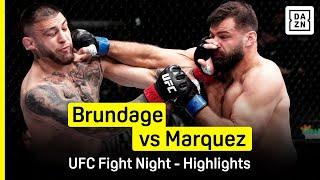 Cody Brundage vs Julian Marquez | UFC Fight Night | DAZN Highlights