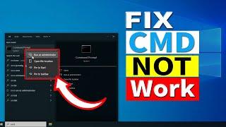 How to Fix Command Prompt Not Working in Windows 10/11, CMD Not Opening After Reset Windows Password