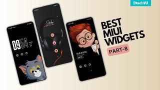 Best MIUI Themes with Cool Widgets | Best MIUI widgets Part-8