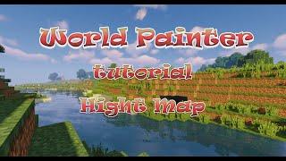 Как создать топовый рельеф в майнкрафт в World Painter за 3 минуты! Creating a map in world painter