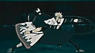 Minato vs Obito with Kurama