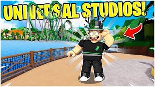 They Made UNIVERSAL STUDIOS In Roblox! Let's Ride them ALL!