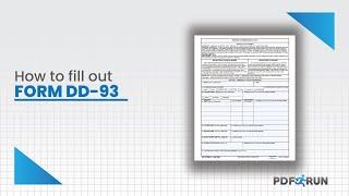 How to Fill Out Form DD-93 | PDFRun