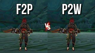 Gaming F2P vs P2W Teams Gameplay & Damage Comparisons!! How Big Is The Difference?? Is It Worth It??