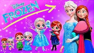 Frozen: Elsa and Anna Growing up! 32 DIYs