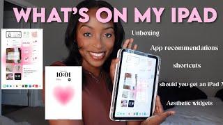 WHAT’S ON MY IPAD + UNBOXING | best apps for productivity, school and content creators