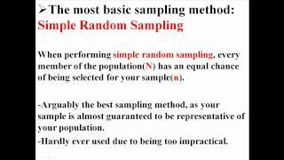 Sampling Methods