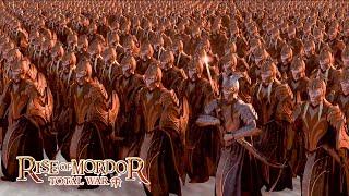 Rise Of Mordor - Woodland Elves VS Dunland Army - The Lord Of The Rings - Cinematic Battle