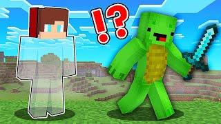 Invisible Speedrunner VS Hunter in Minecraft - Maizen JJ and Mikey