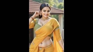 Elegant Indian Woman in Yellow Saree | Traditional Beauty & Grace