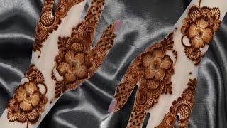 New Mehndi Designs 2025 ll Easy Stylish Floral Mehndi Designs for back hand ll Mehndi ka designs