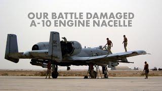 The Air Zoo's Battle Damaged A-10 Engine Nacelle