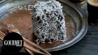 Triple-chocolate lamingtons | Gourmet Traveller