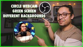 OBS STUDIO: CIRCULAR WEBCAM GREEN SCREEN (TUTORIAL)