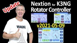 VK4GHZ Nextion for K3NG Rotator Controller Update v2021-05-09