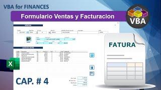 POS Formulario de Ventas y Facturacion con VBA Excel Cap 4