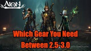 Best Multiple Gears For Your Class 2.7-3.0 Patch Aion Classic