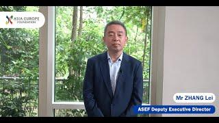 Introducing Mr ZHANG Lei: ASEF’s New Deputy Executive Director