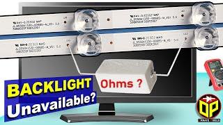 Are LED TV Backlights Not Available in Local Market? Solve it According to Ohms Law |  MS-L1680 V2