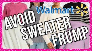 14 Stylish Outfits To Avoid The Fall Frump With WALMART Sweaters / Try-On Haul