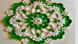 The Unexpected Beauty of Woollen Thaalpos(Part-2) Crochet Doily thallirumaal tablecloth mandala