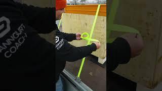 Ratchet straps tutorial  How to secure ratchet strap tail 