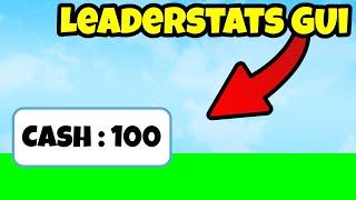 How To Make A Leaderstats Gui In Roblox Studio