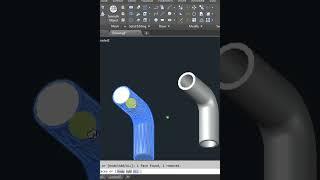 Shell Command in AutoCAD 3D || Pipe in AutoCAD 3D #autocad