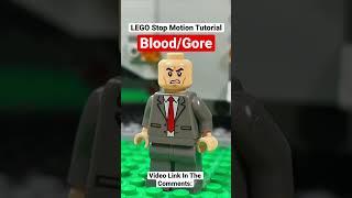 LEGO Stop Motion Tutorial: Blood/Gore #shorts