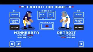 Minnesota Vikings vs Detroit Lions 2025 Retro Bowl League Week 4