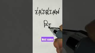 # TEJRIAN name logo # Design # Next name #shorts # By Rajbir
