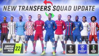 EEP 22/23 Transfers Squad Update V4 For FIFA 22 ( UEFA Draws, Deadline Day Transfers )