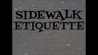 Sidewalk Etiquette