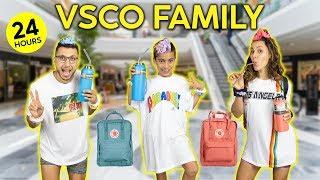 Becoming a VSCO FAMILY For 24 HOURS CHALLENGE! | The Royalty Family