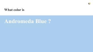 Andromeda Blue color #abcdee hex color - Blue color - Warm color abcdee