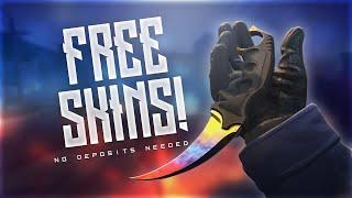 How to get 100% FREE CS:GO Skins 2019 - No Deposit!
