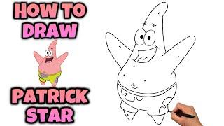 How To Draw PATRICK DTAR | SpongeBob SquarePants #drawing #patrick #patrickstar