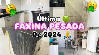 FAXINA PESADA DE FINAL DE ANO NA COZINHA - ESTAVA TUDO PODRE  NUNCA CHEGOU A ESSE NÍVEL 