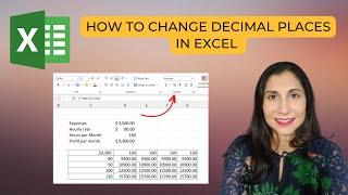 Excel: How to Change Decimal Places 2024