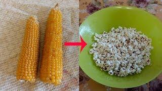 How to make popcorn at home