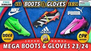 PES 2021 ◆ Update Boots & Gloves Pack AIO 2024 ◆ Sider / CPK ◆ (Download & Install) ● أحذية بيس2021