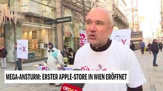 Mega-Ansturm: Erster Apple Store Österreichs eröffnet in Wien