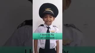 Future Pilot | Cute Pilot | confident to fly | wish him #pilot #pilotannouncement #aeroplane