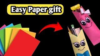 Easy Cute Gift Ideas | DIY cute gift bag | No glue paper gift |DIY Paper gift idea